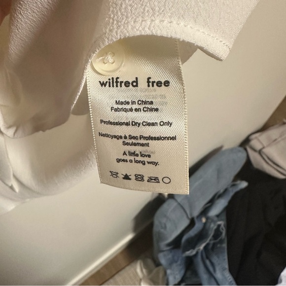 Wilfred Cream Tie-Front Blouse - Picture 4 of 5